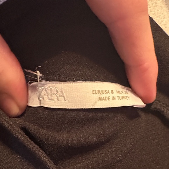 Zara Elegant Black One-Shoulder Dress - Picture 2 of 5